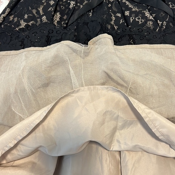 Robert Rodriguez Black Lace Strapless Fit Flare Mini Cocktail Dress Size 8 - Picture 12 of 17